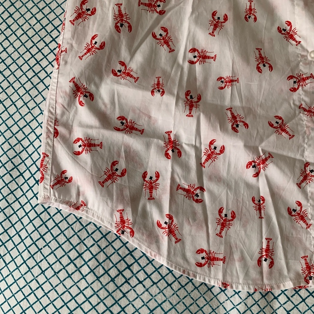 The Cat’s Pajamas Mister Lobster Luxe Pima Sleeveless Nightshirt Size L NEW - Picture 9 of 16